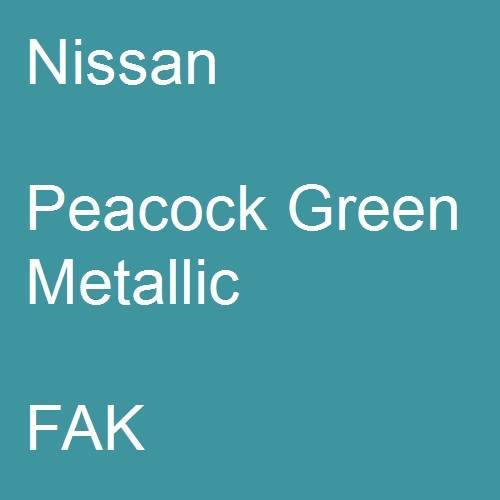 Nissan, Peacock Green Metallic, FAK.